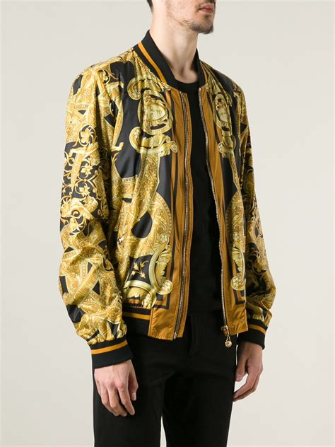 versace gold and black jacket|Versace jackets for men.